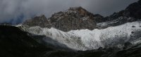Wetterstein ridge with snow